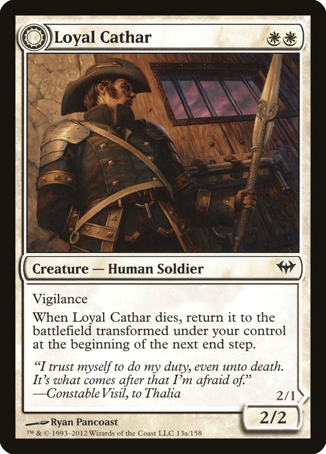 Cathare loyal // Cathare profané [Ascension des ténèbres]