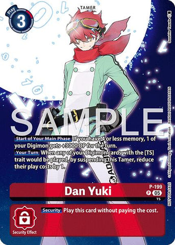 Dan Yuki [P] (Digimon Story: Time Stranger Promo Pack) [Cartas promocionales]