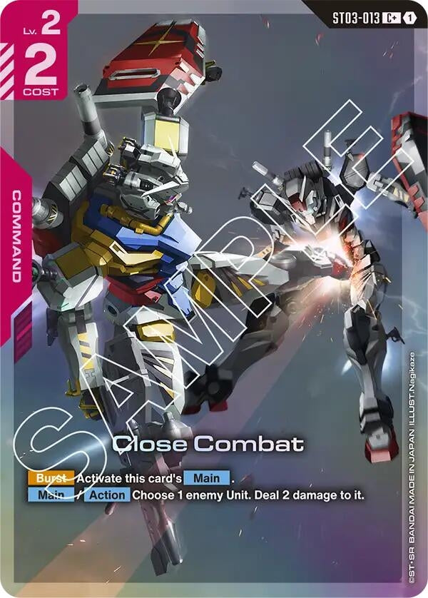 Image for Close Combat (C+) (ST03-013) (ST06) - Gundam Card Game