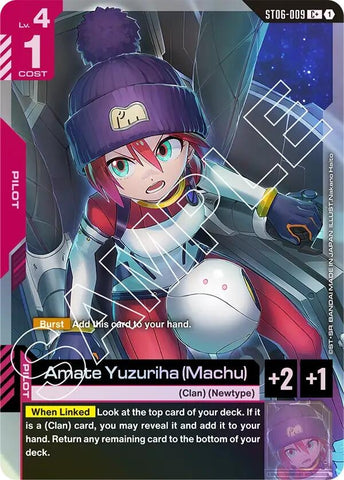Image for Amate Yuzuriha (Machu) (C+) (ST06-009) (ST06) - Gundam Card Game