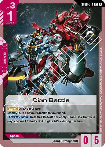 Image for Clan Battle (ST06-014) (ST06) - Gundam Card Game