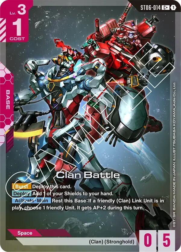 Image for Clan Battle (C+) (ST06-014) (ST06) - Gundam Card Game