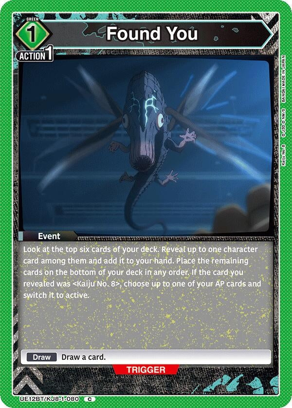 Image for Found You (UE12BT/KJ8-1-080) (UE12BT) - Union Arena