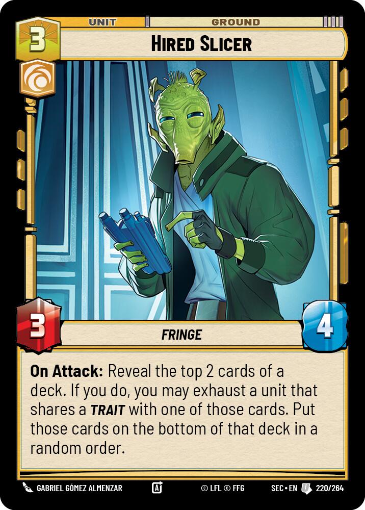 Trancheur Engagé (220/264) (220/264) [Secrets du Pouvoir]