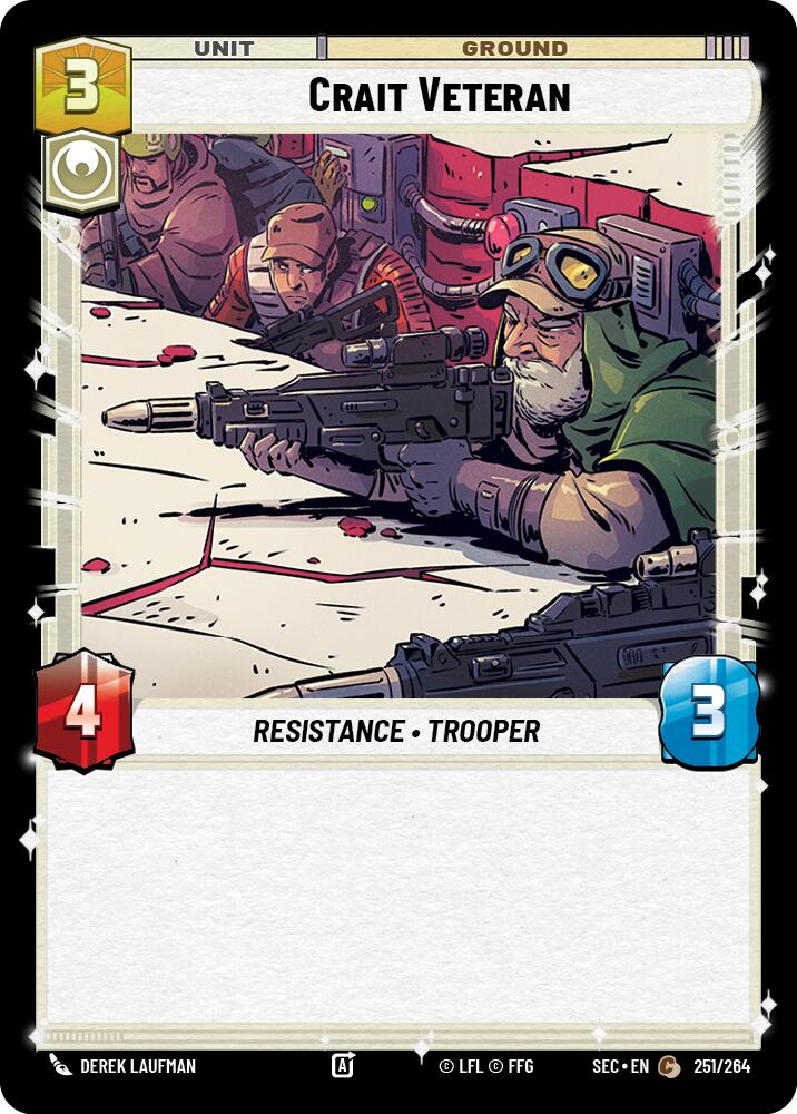 Vétéran de Crait (251/264) (251/264) [Secrets du pouvoir]