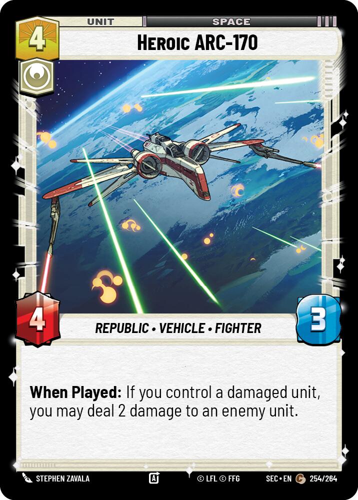ARC-170 héroïque (254/264) (254/264) [Secrets du Pouvoir]