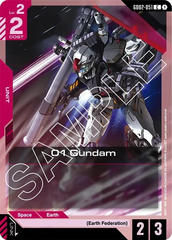 Image for 01 Gundam (GD02-051) (GD02) - Gundam Card Game
