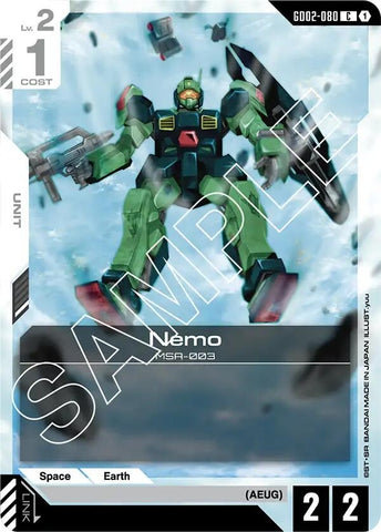 Image for Nemo (GD02-080) (GD02) - Gundam Card Game