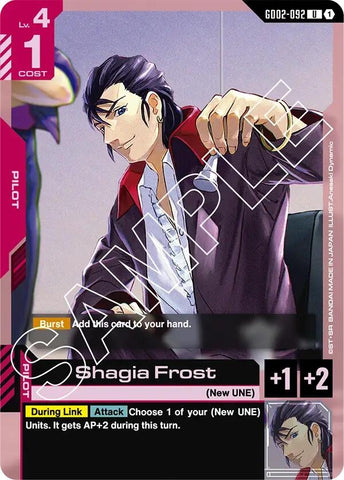 Image for Shagia Frost (GD02-092) (GD02) - Gundam Card Game