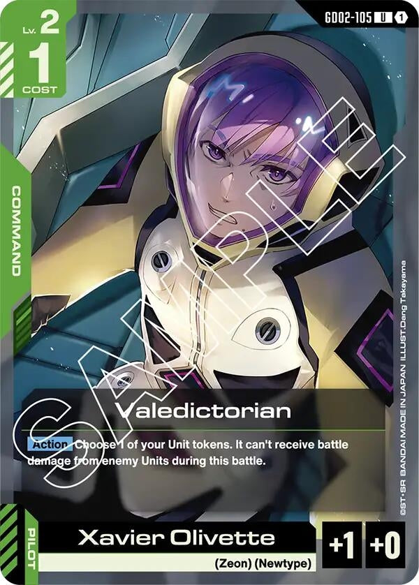 Image for Valedictorian (GD02-105) (GD02) - Gundam Card Game