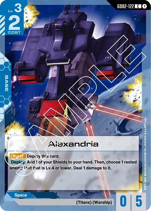Image for Alexandria (GD02-122) (GD02) - Gundam Card Game