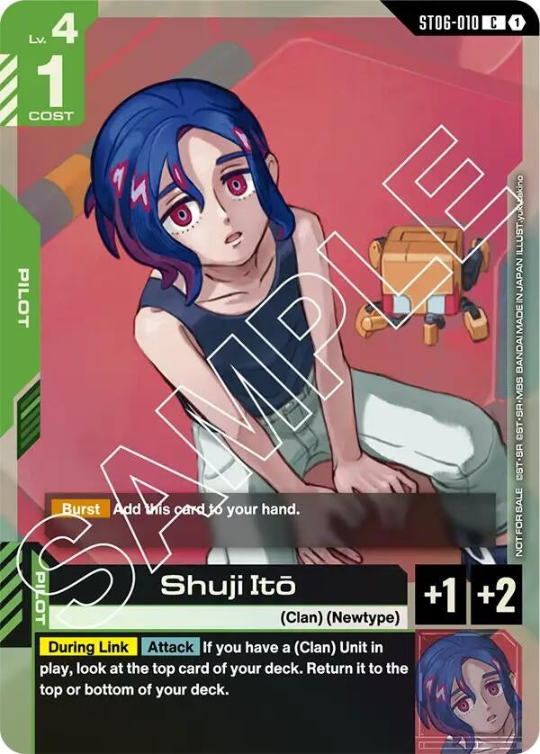 Image for Shuji Ito (Store Tournament Participant Pack 02) (ST06-010) (GCG-PR) - Gundam Card Game