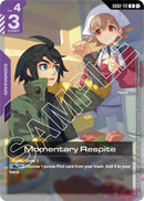 Image for Momentary Respite (Store Tournament Participant Pack 02) (GD02-112) (GCG-PR) - Gundam Card Game