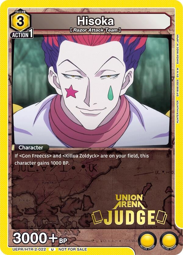 Image for Hisoka (022) (Judge Pack) (UEPR/HTR-2-022) (UEPR) - Union Arena