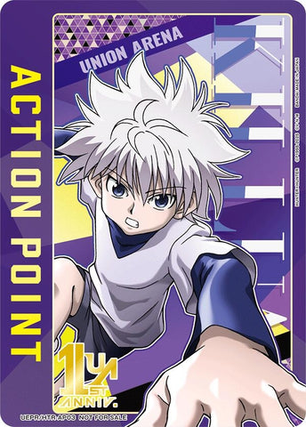 Image for Action Point Card (AP03) (Killua Zoldyck) (UEPR/HTR-AP03) (UEPR) - Union Arena
