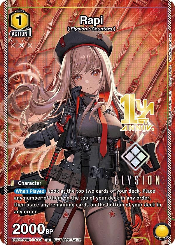 Image for Rapi (UEPR/NIK-1-010) (UEPR) - Union Arena