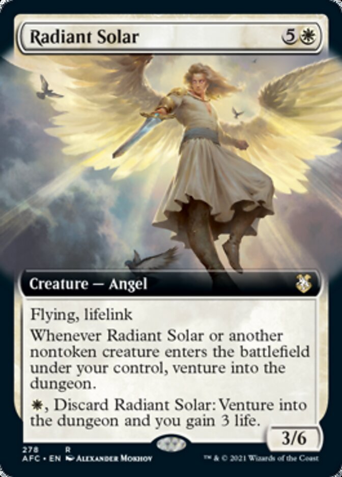 Solaire radiant (Art étendu) [Donjons & Dragons : Commander Légendes de la Côte de Fer]