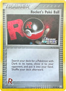 Poké Ball de Rocket (89/109) (Estampillée) [EX: Team Rocket Returns]