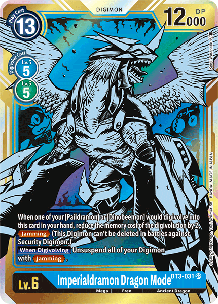 Imperialdramon Dragon Mode [BT3-031] (Arte Alternativo) [Lanzamiento de la Edición Especial Ver.1.5]