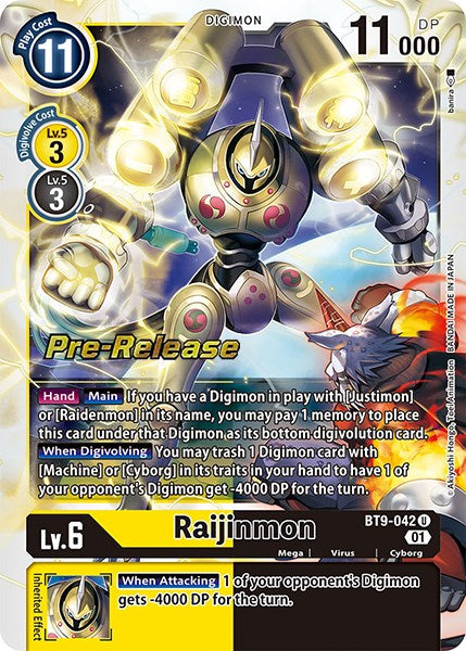 Raijinmon [BT9-042] [Promos de Prelanzamiento X Record]