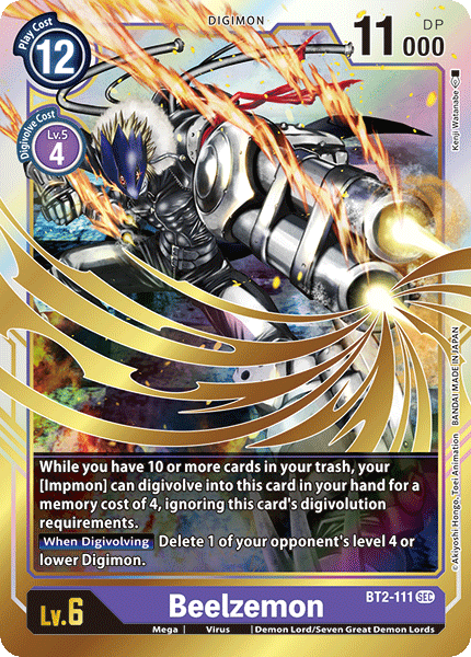 Beelzemon [BT2-111] [Lanzamiento de la Edición Especial Booster Ver.1.0]