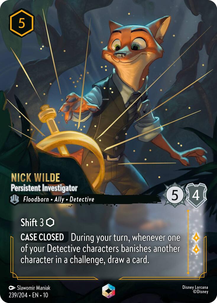 Nick Wilde - Investigador Persistente (Encantado) (239/204) [Susurros en el Pozo]