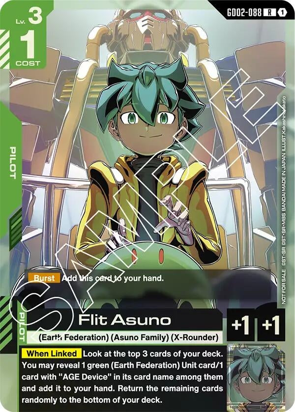 Image for Flit Asuno (GD02 Release Event) (GD02-088) (GCG-PR) - Gundam Card Game