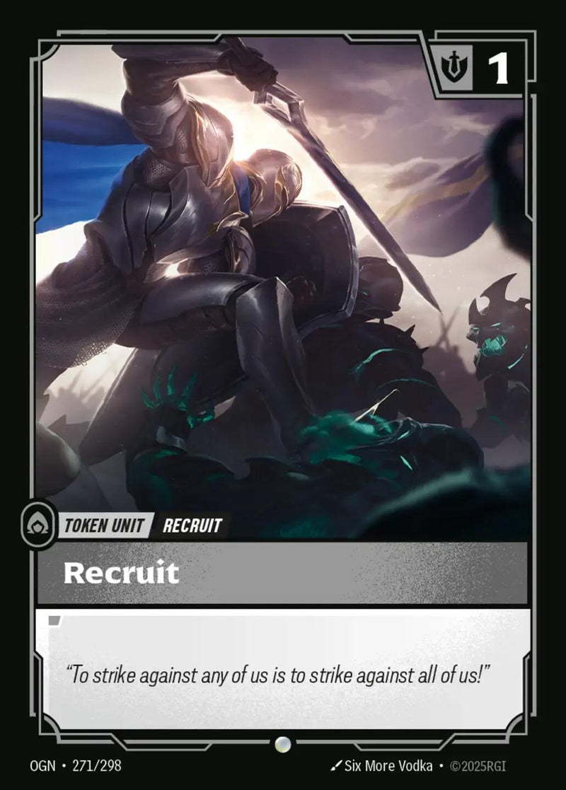 Image for Recruit (271) // Buff (271/298) (OGN) - Riftbound: League of Legends Trading Card Game