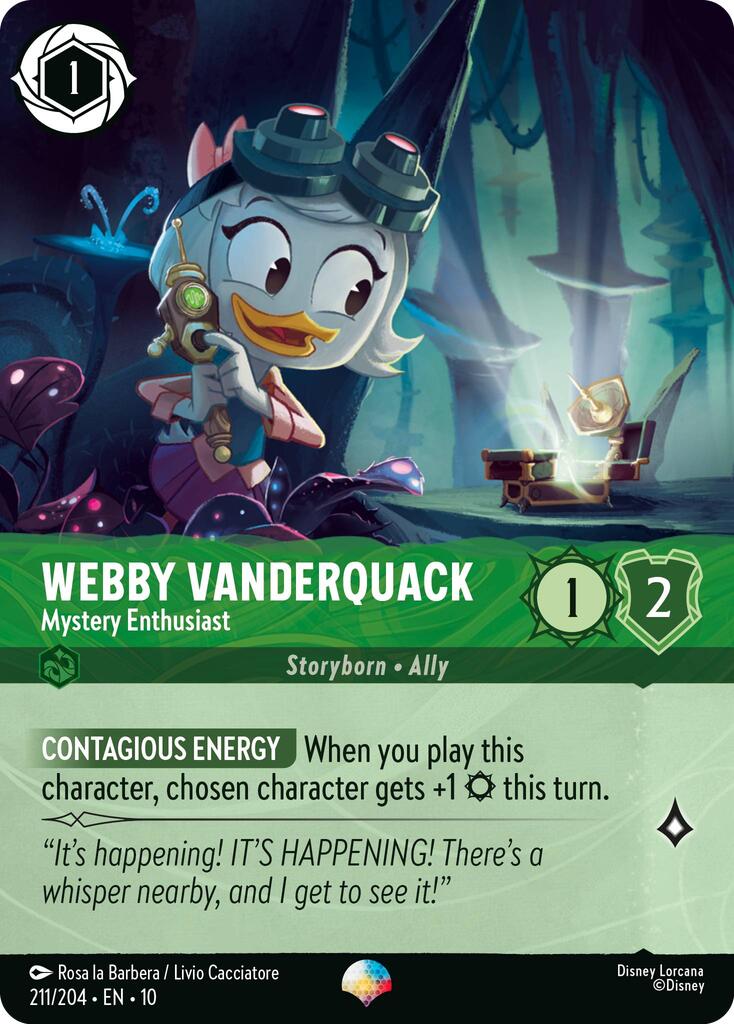 Webby Vanderquack - Entusiasta del Misterio (Épica) (211/204) [Susurros en el Pozo]