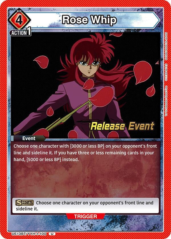 Image for Rose Whip (UE13BT/YYH-1-100) (UE13BT_RE) - Union Arena