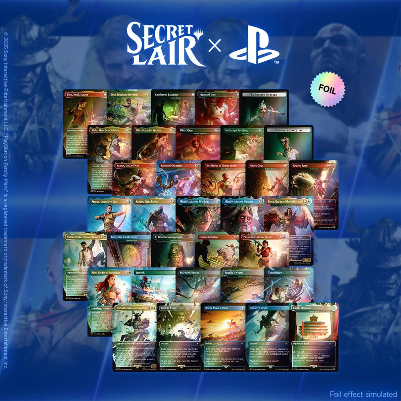 Secret Lair x Playstation Superdrop (lot trophée Premium)