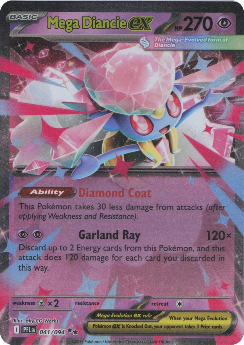 Mega Diancie ex (041/094) [Megaevolución: Llamas Fantasmales]