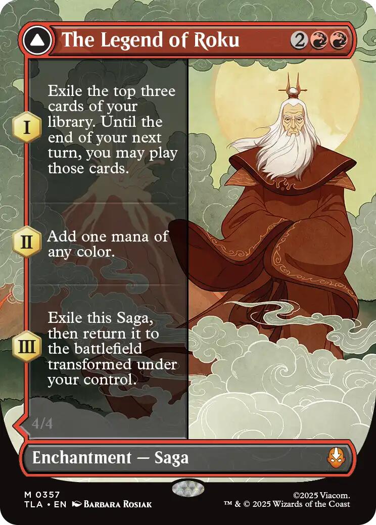 La Légende de Roku (Sans bordure) [Avatar: The Last Airbender]