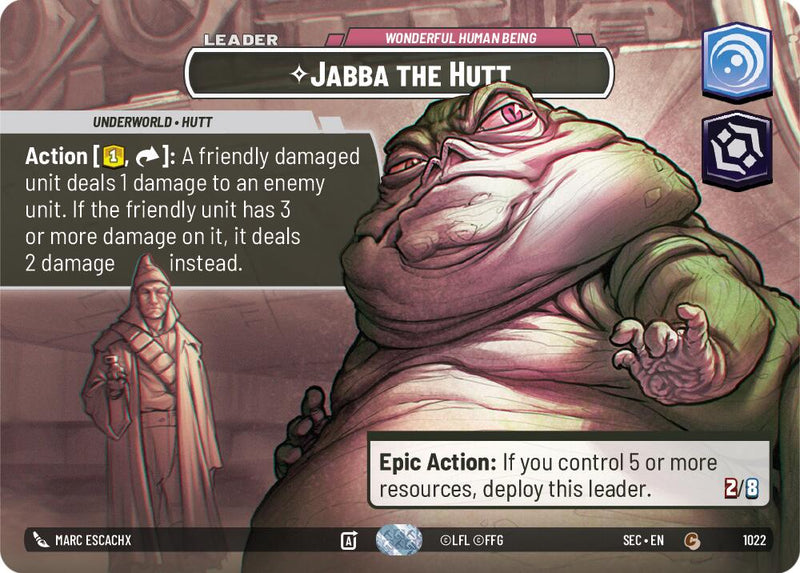 Jabba le Hutt - Merveilleux être humain (Vitrine) (1022) (1022) [Secrets du Pouvoir]