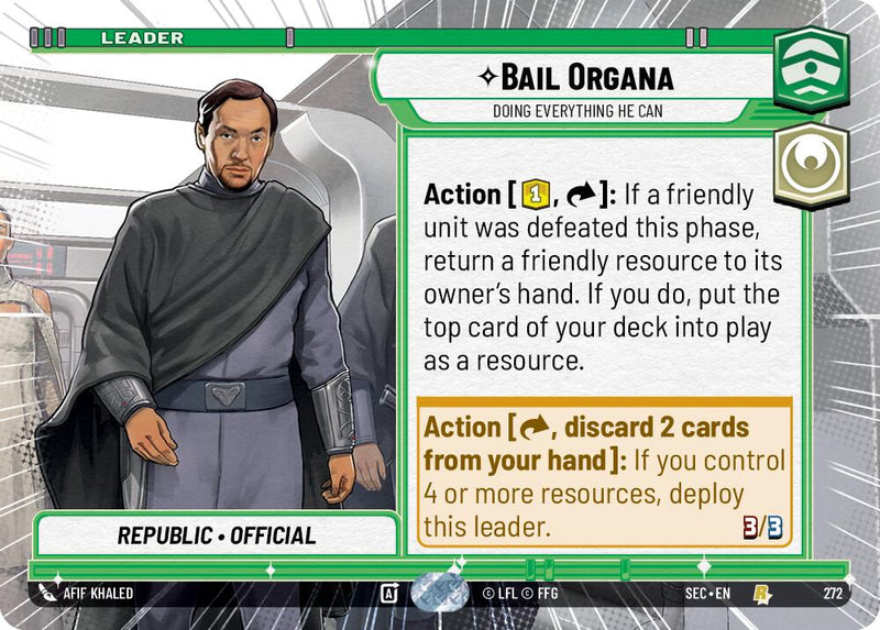 Bail Organa - Faisant tout ce qu'il peut (Hyperspace) (272) (272) [Secrets de pouvoir]
