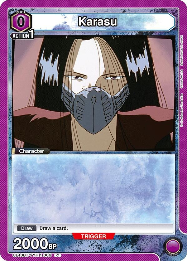 Image for Karasu (006) (Box Topper Foil) (UE13BT/YYH-1-006) (UE13BT) - Union Arena