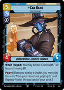 Cad Bane - Impressionné maintenant ? (Foil) (544) (544) [Secrets of Power]