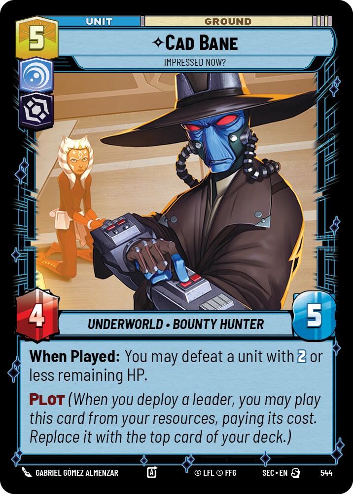 Cad Bane - Impressionné maintenant ? (Foil) (544) (544) [Secrets of Power]