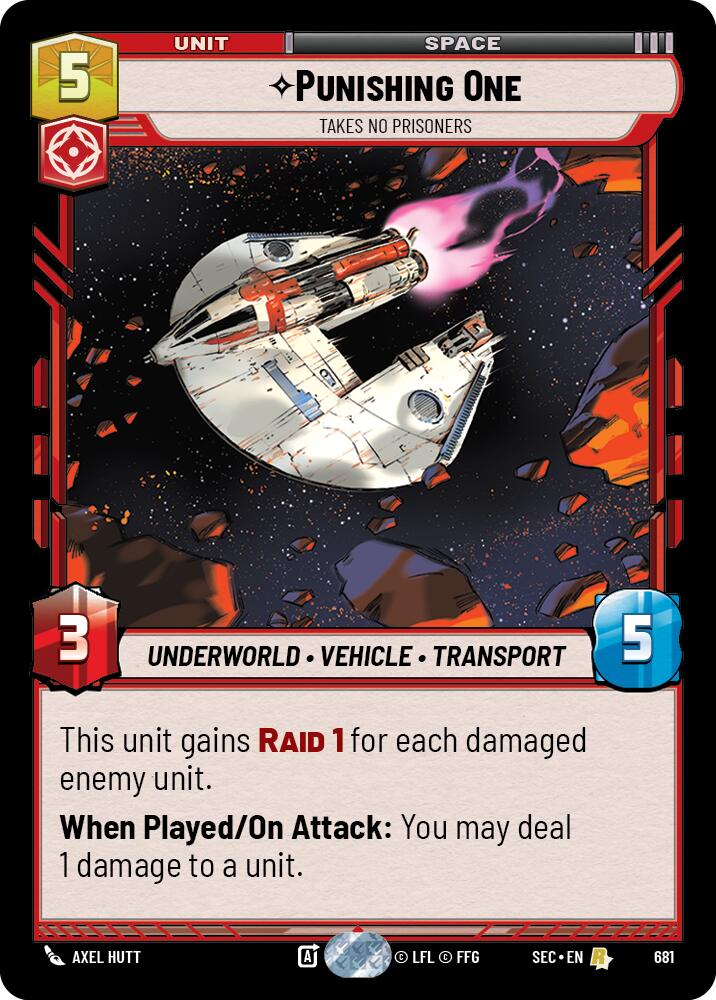 Celui qui punit - Ne fait pas de prisonniers (Foil) (681) (681) [Secrets de Puissance]