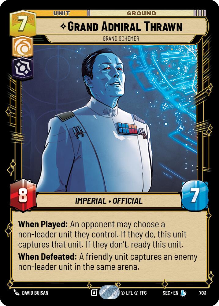 Grand Amiral Thrawn - Grand Schemer (Foil) (703) (703) [Secrets of Power]