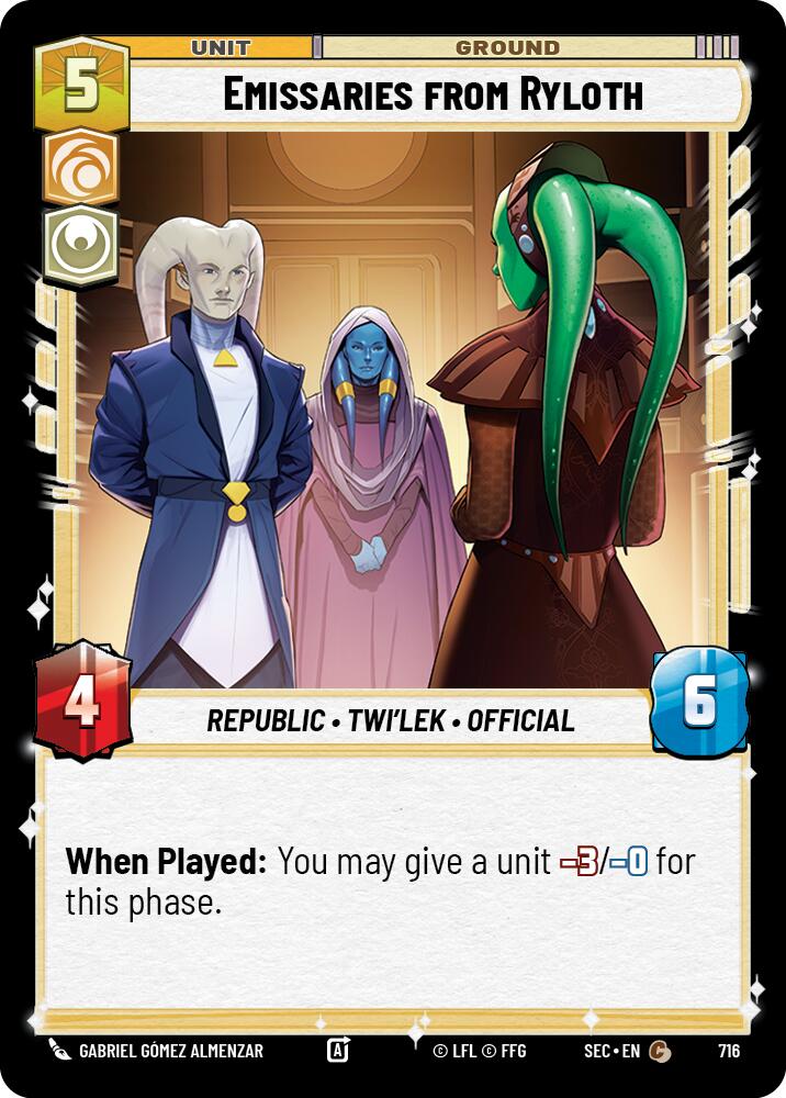 Émissaires de Ryloth (716) (Foil) (716) [Secrets du Pouvoir]