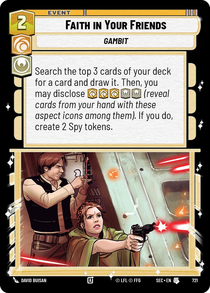 Foi en vos amis (721) (Foil) (721) [Secrets of Power]