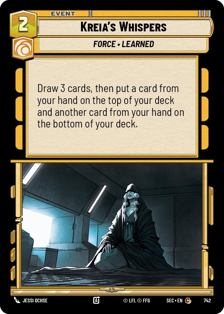 Murmures de Kreia (742) (Foil) (742) [Secrets du Pouvoir]