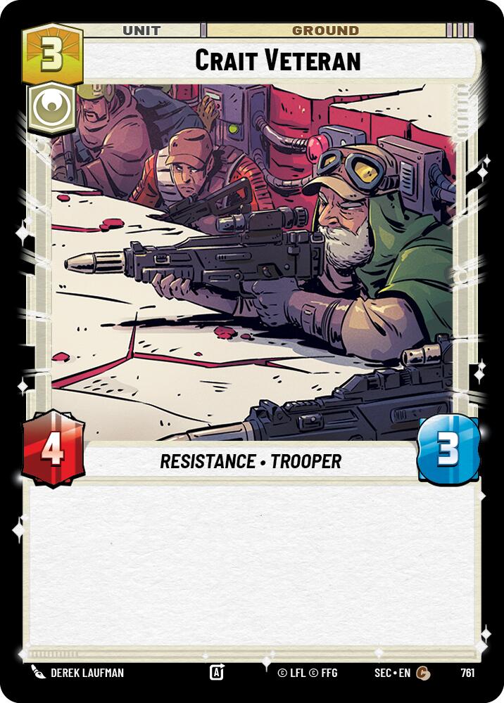 Vétéran de Crait (761) (Brillant) (761) [Secrets of Power]