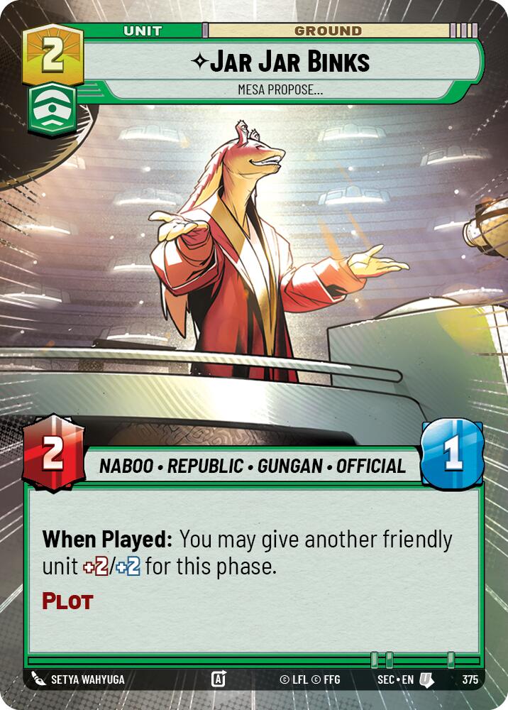 Jar Jar Binks - Mesa Propose (Hyperspace) (375) (375) [Secrets de Puissance]