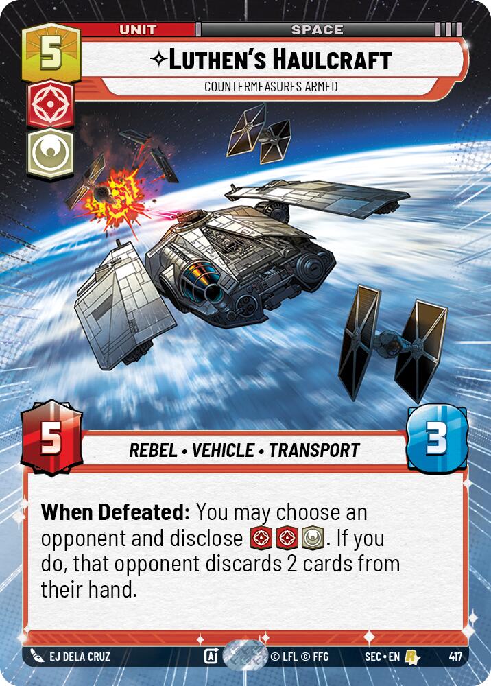 Vaisseau cargo de Luthen - Contre-mesures armées (Hyperspace) (417) (417) [Secrets du Pouvoir]