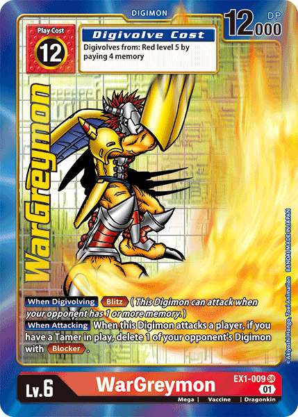 WarGreymon [EX1-009] (Arte Alternativo) [Colección Clásica]