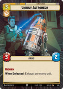 Astromech indocile (485) (Hyperspace) (485) [Secrets de puissance]