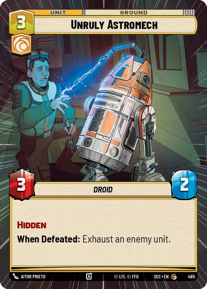 Astromech indocile (485) (Hyperspace) (485) [Secrets de puissance]