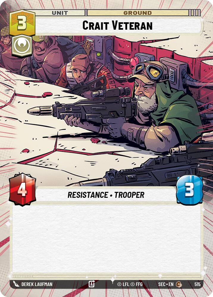 Vétéran de Crait (515) (Hyperespace) (515) [Secrets du Pouvoir]